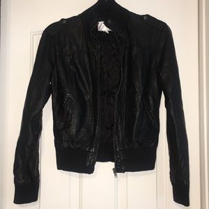 Black Bomber Jacket